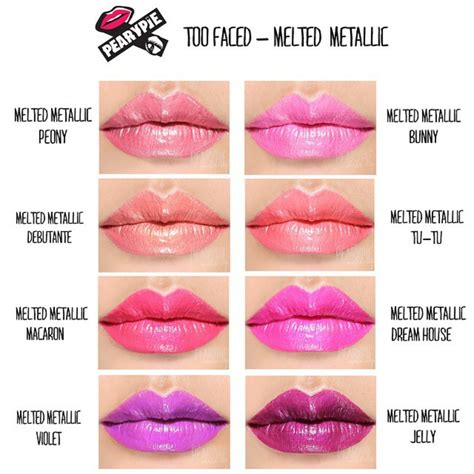 two faced metallic dream house|TOO FACED MELTED METAL LIQUIFIED METALLIC LIPSTICK .